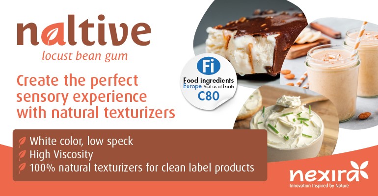 Create the perfect sensory experience with 100% natural texturizers